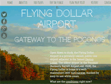 Tablet Screenshot of flyingdollar.com